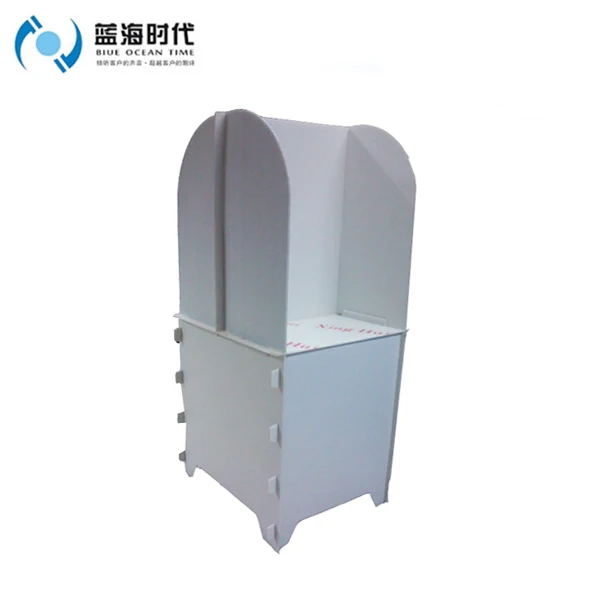 Portable Corflute Plastic Cardboard Polling Booth Collapsible Voting Booth