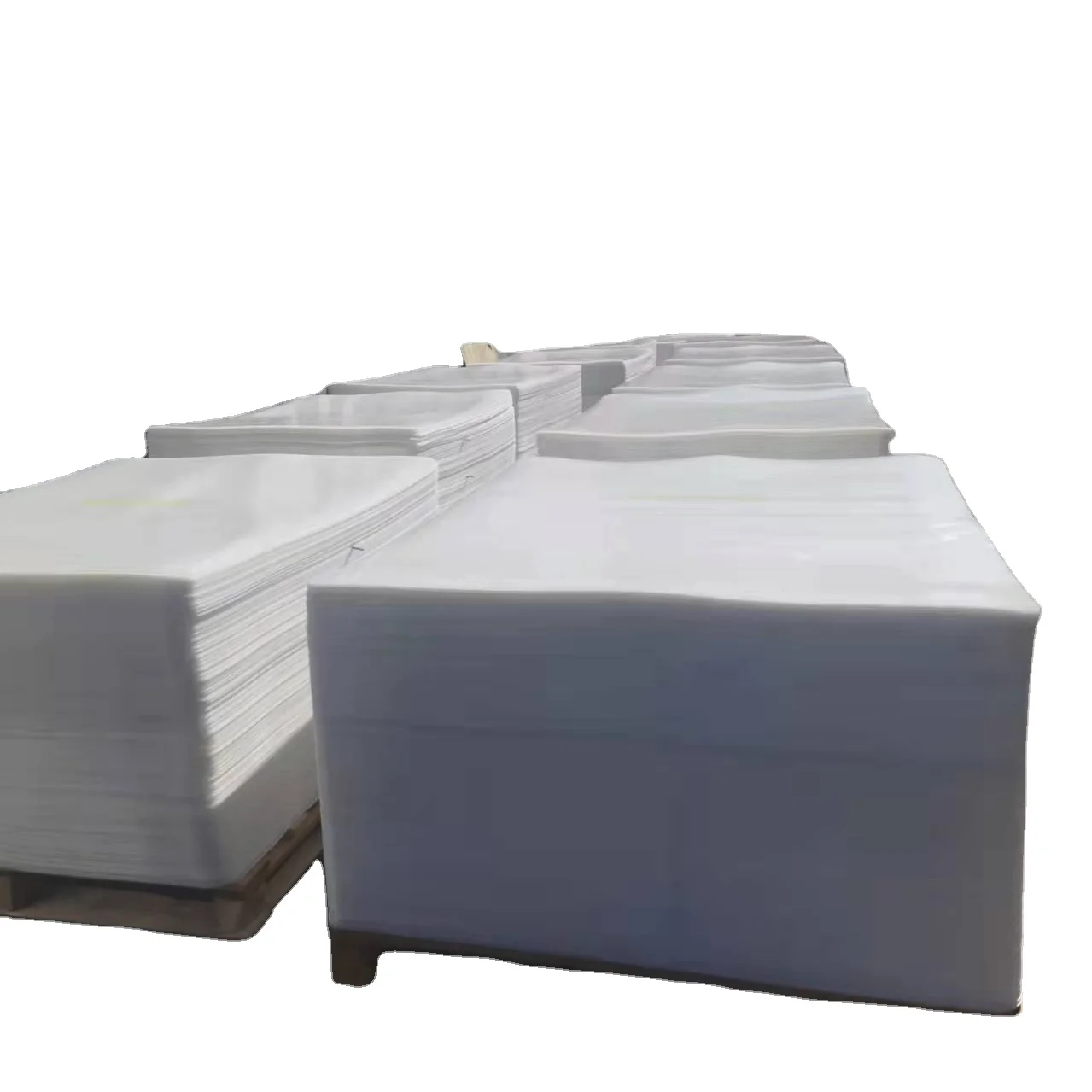 1,8 мм белые необработанные пластиковые скользящие листы из полиэтилена высокой плотности, хорошие поддоны для сумок, для транспортировки/повторного использования в большем количестве раз для экономии затрат