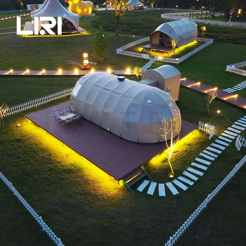 Waterproof Luxury Hotel Panorama Dome Event Glamping Tents for Resorts