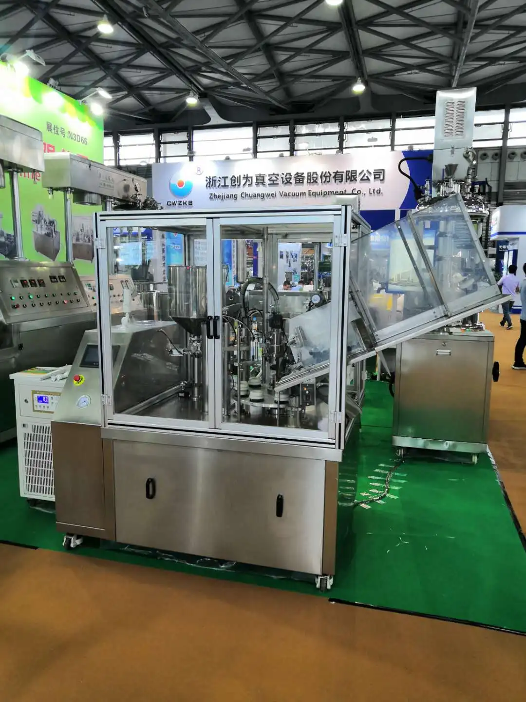 Fully Automatic Plastic Tube Toothpaste Sealing Packing Equipment Cosmetic Cream Filling Machine