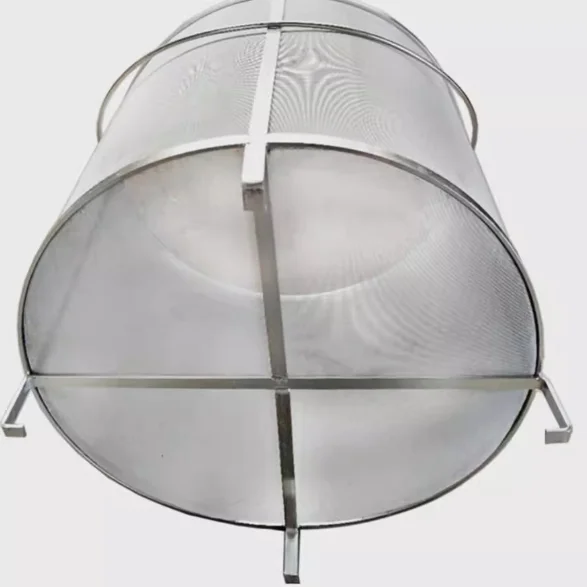 Home Beer Brewing Wire Mesh Filter Basket Holders 300 400 Micron Stainless Steel Durable Metal Accessories
