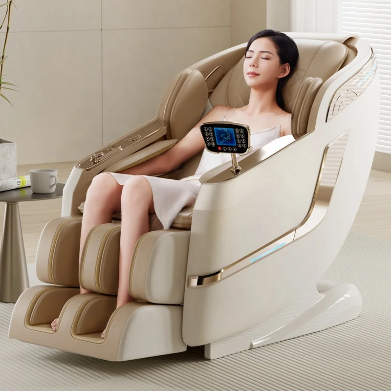 Leercon 2024 Factory Direct Electric Massager Thai Stretching Roller Infrared Full Body Massage Chair Online Technical Support
