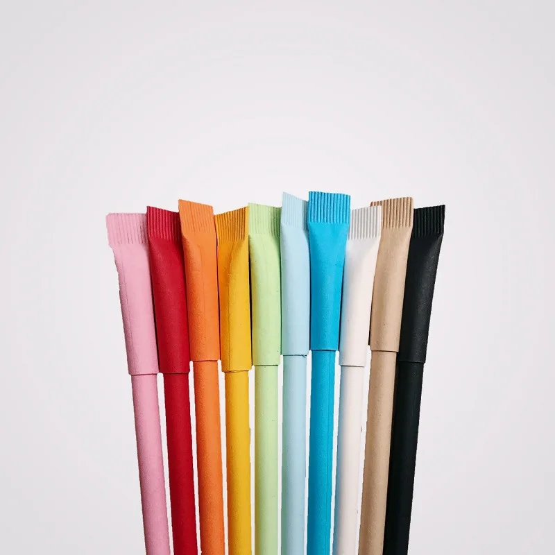 Degradable Kraft Paper Ballpoint Pen Promotional Eco-Friendly Ballpoint Pen