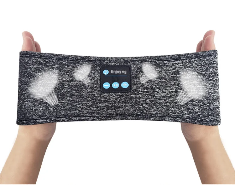 wholesale Multifunction blue tooth 5.0 sport wireless headband Music Masker sleeping headphones