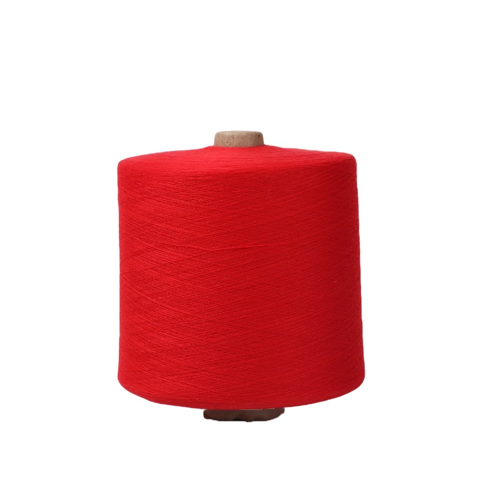 high grade hot sale popular recycled 20s 30s single yarn spun staple knitting yarn