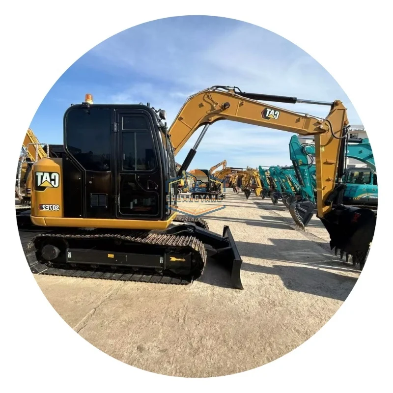 Used Caterpillar CAT307 7Ton Secondhand Crawler Excavator 320D Good Condition 20 Ton Operating Motor Bearing Engine Pump Sale