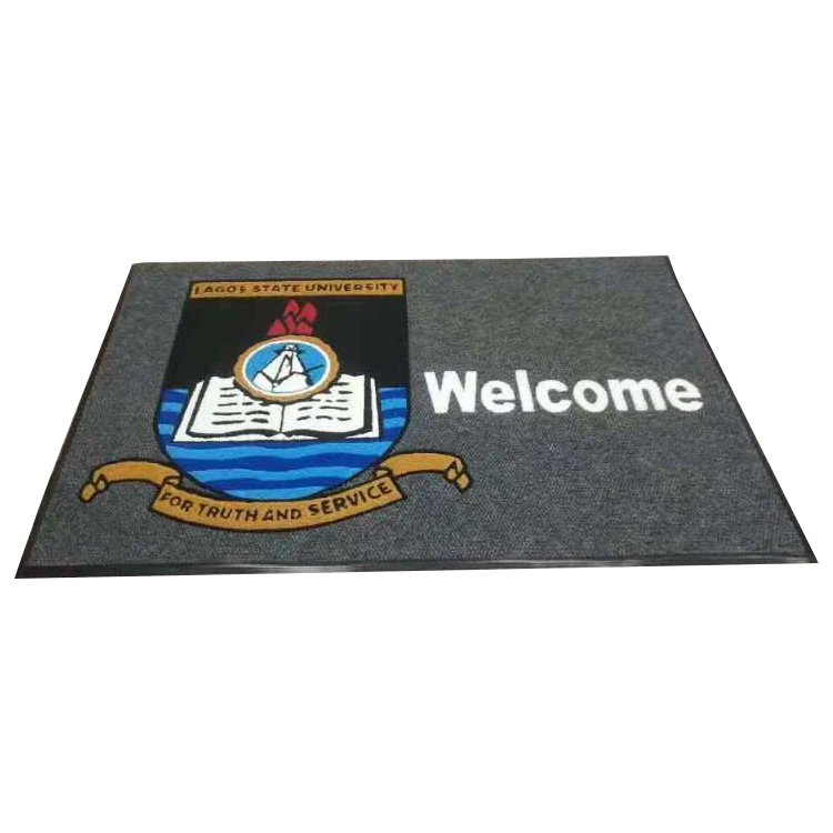 Китайское производство, 8 мм, инкрустация Хьюстона, полипропиленовый коврик с персонализированным логотипом с вашим пользовательским логотипом для входа