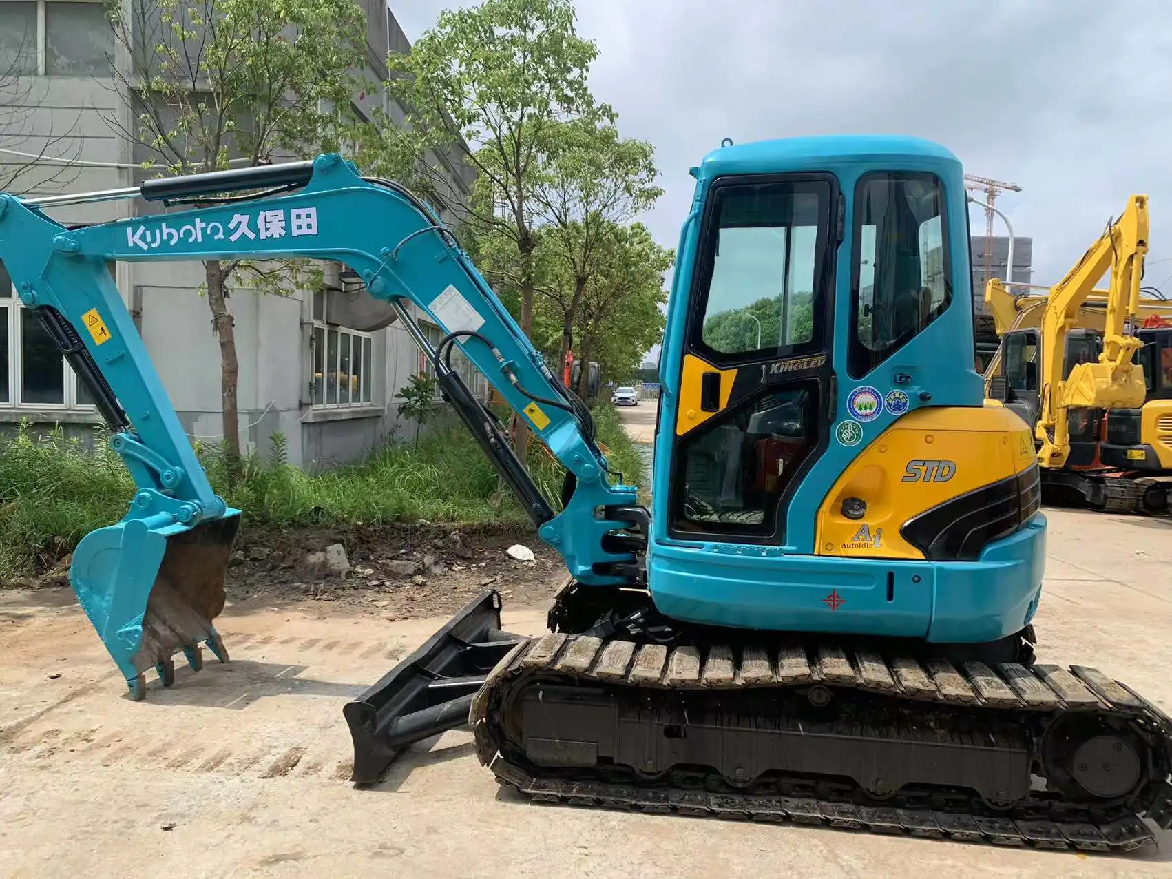 Сделано в Японии для мини-экскаватора 5 тонн kx155 kx155-3 Подержанный мини kubota экскаватор для продажи