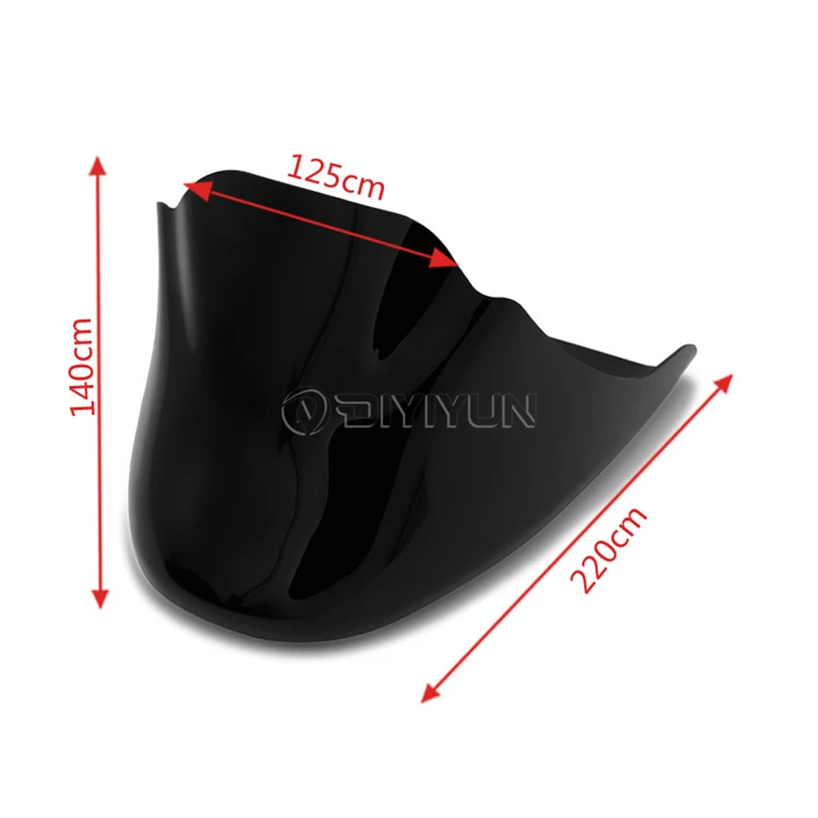 ABS Motorcycle lower Bottom Fender Spoiler Mudguard Air Dam Chin fairing for Harley Sportster XL 883 1200 2004-2014