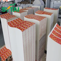 Waterproof offset printing paper cup fan with PE coated one side paper cup sheets