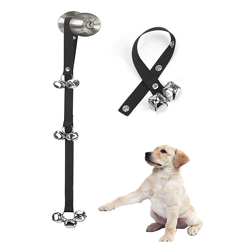 For Door Knob Potty Training Go Outside Length Adjustment Premium Quality Upgraded Puppy Bells Dog Doorbells