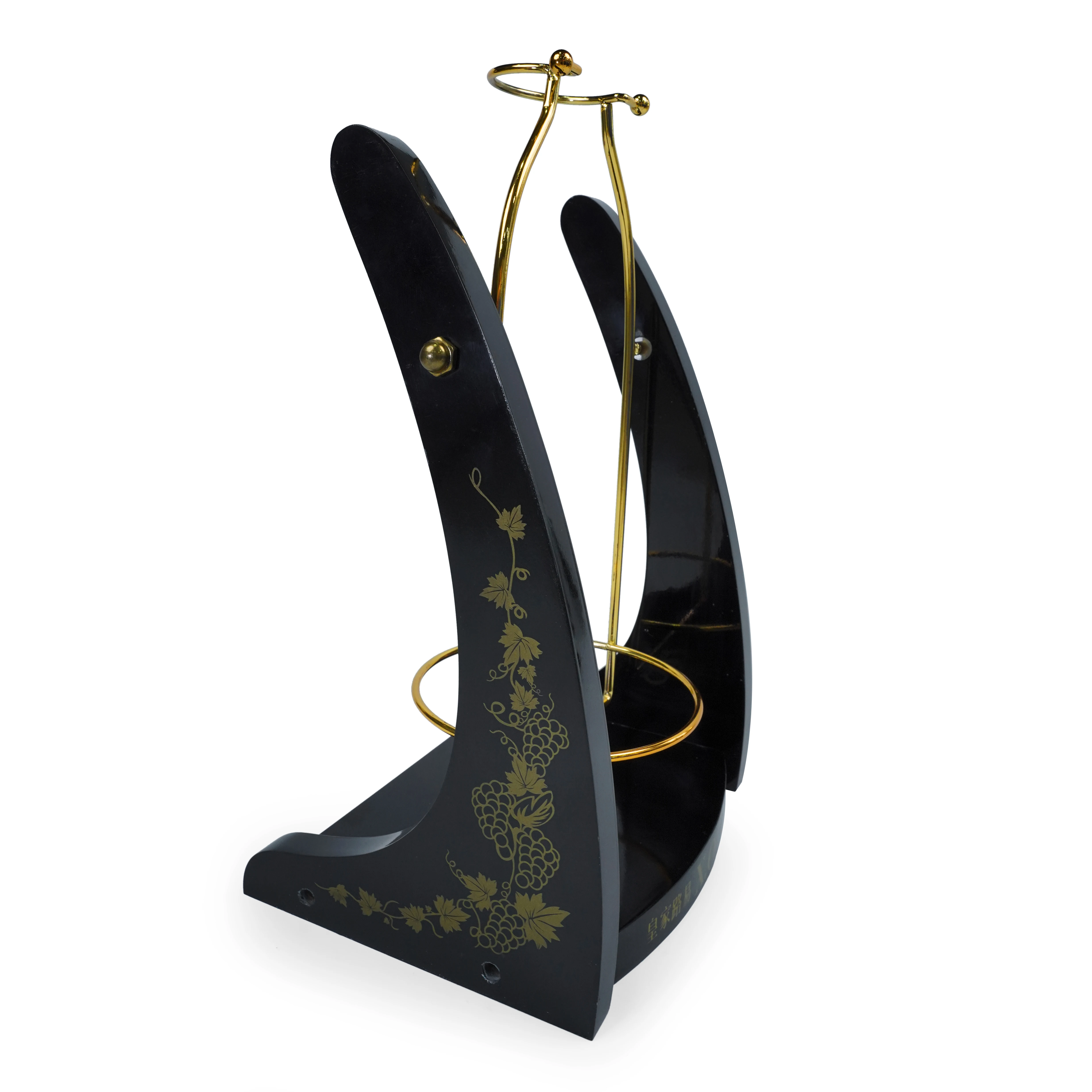 Hot sale Modern Simple gold metal small wine rack  metal and wood wine racks metal wine rack for Display