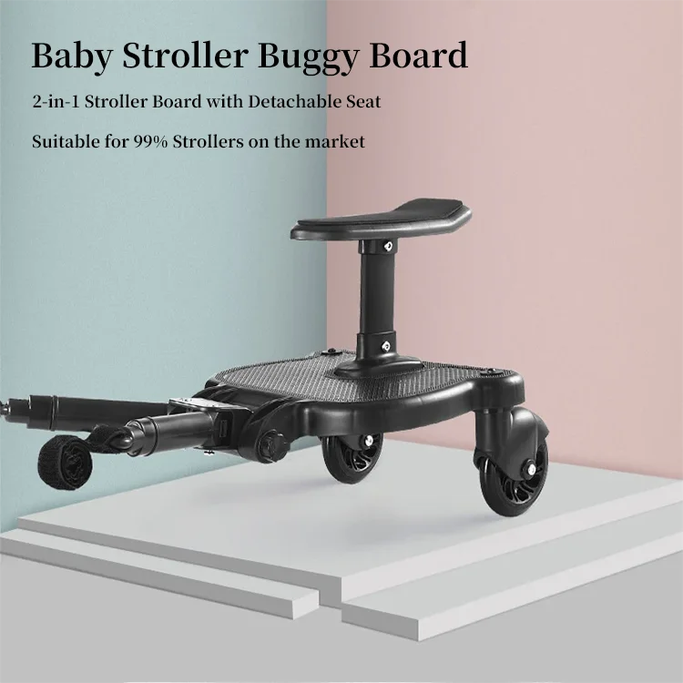 JOHNXIN New Design Children Standing Baby Stroller Glider Board Stroller Board with Seat