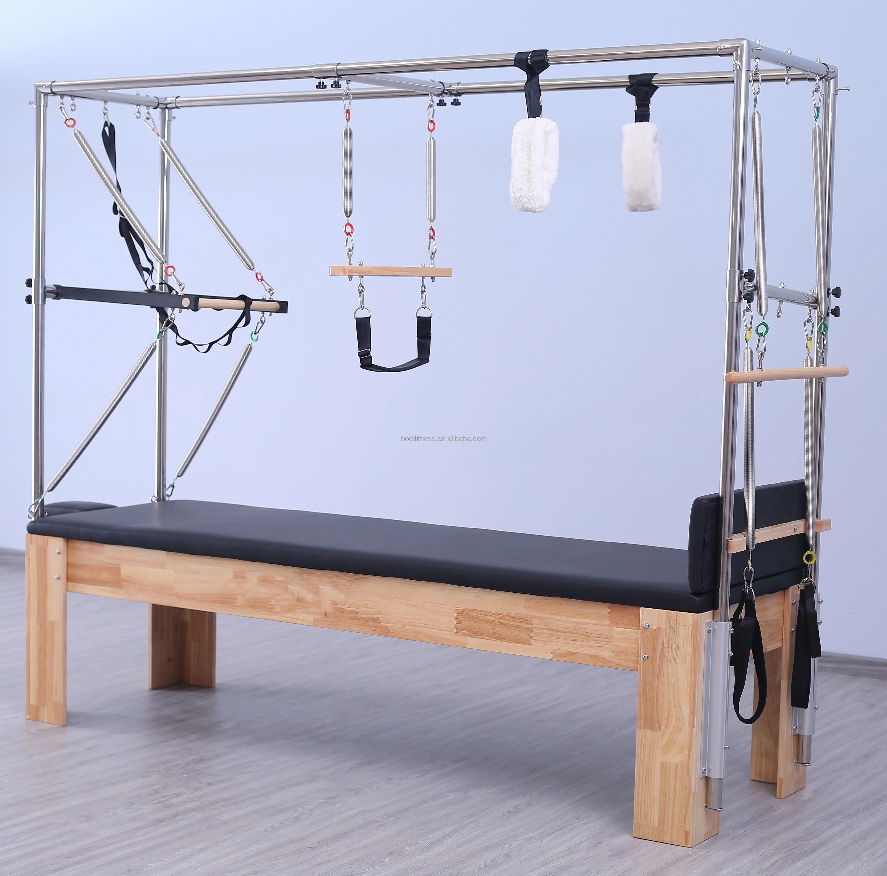Home Gym Wood Pilates Reformer Yoga Pilates Combo Chair Removable Reformer Gym Wunda Pilates Chair