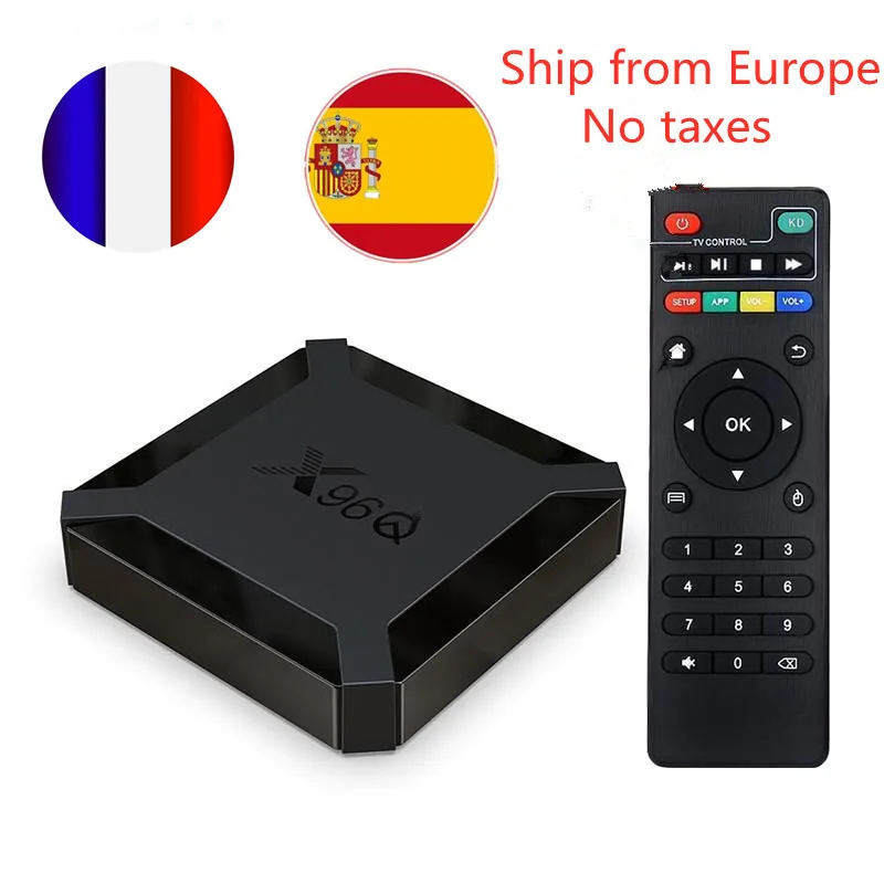 ТВ-приставка X96Q Android 10 Smart 4K Allwinner H313 X96Q 2/16 ГБ 2,4G Wifi телеприставка