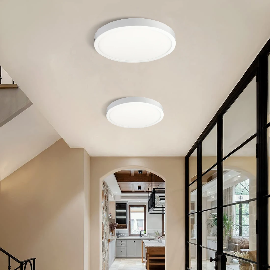 OKELI 24w 28w 38w 48w Modern Design Ultra Thin Round Remote Dimmable Led Ceiling Light