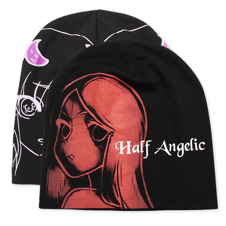 personalized all black beanies custom polyester & spandex beanie hat manufacturers all over print beanies