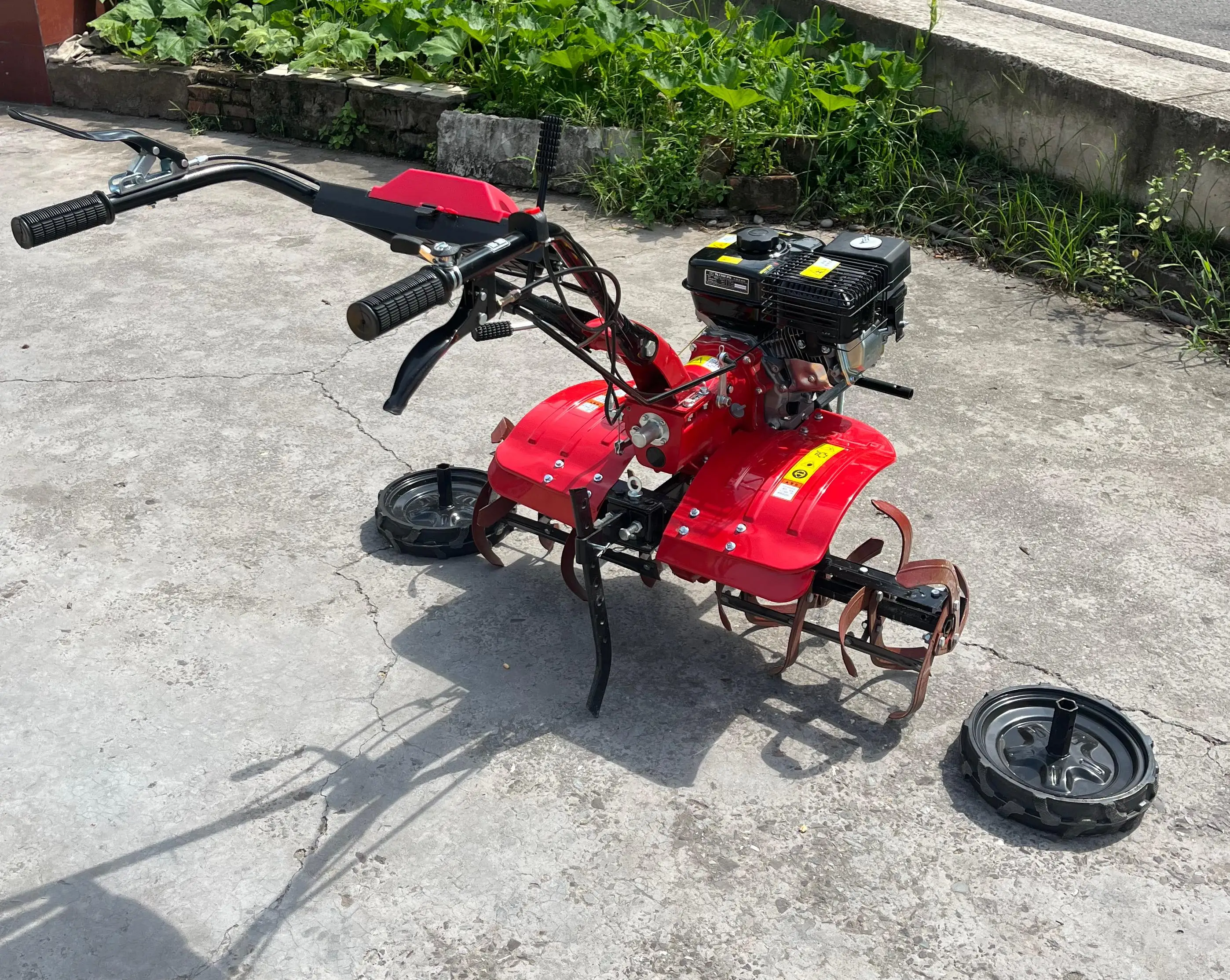 Professional gasoline power cultivator motor cultivator agricultural farming mini tiller 7HP 170F  straight blade