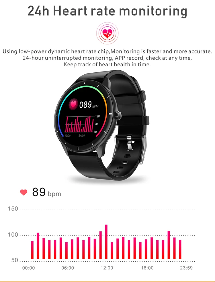 New Product Smart watch Q21 Full Touch Wristband Heart Rate body temperature custom wallpaper fitness Bracelet q21 Smartwatch