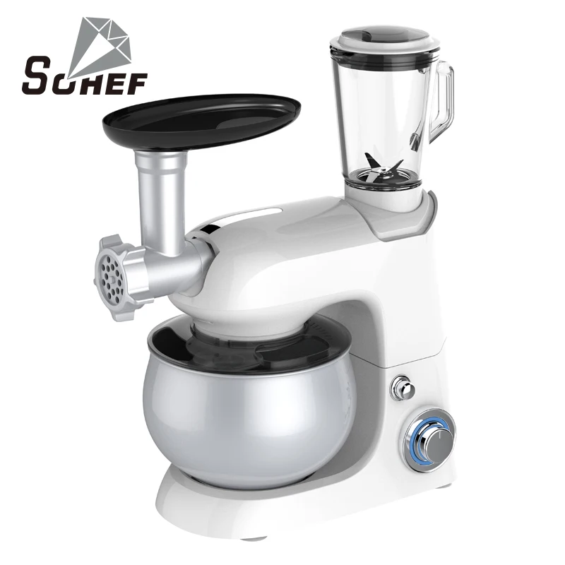 China manufacture 6l metal stand mixer mini blender electric mixer 1200w stand mixer