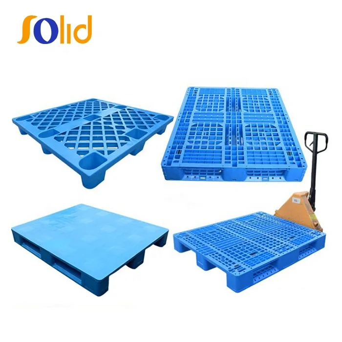 
1300X1100 Welded Flat Top Double Sides Plastic Pallet Steel Reinforced Pallets 