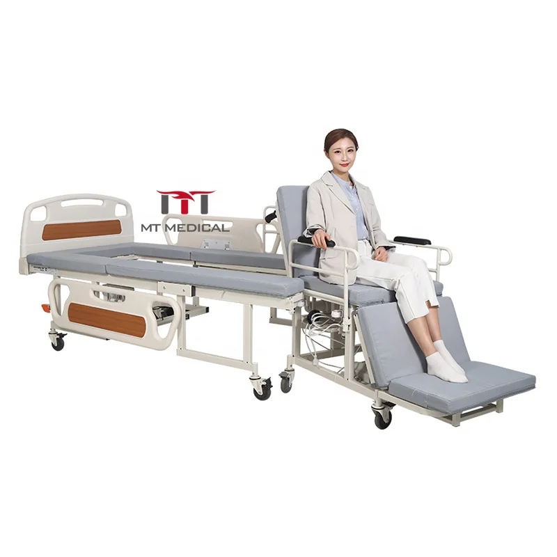 MT Mulit Functions Cost-effective Medical 3 Crank Manual Home Care Nursing Hospital Bed