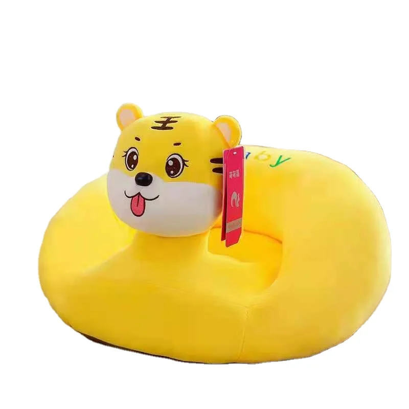 Wholesale unicornr shape baby plush cushion baby cartoon seat animal shape baby chair