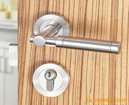Doors Hardware Zinc Alloy Security Silent Door Handle Lock