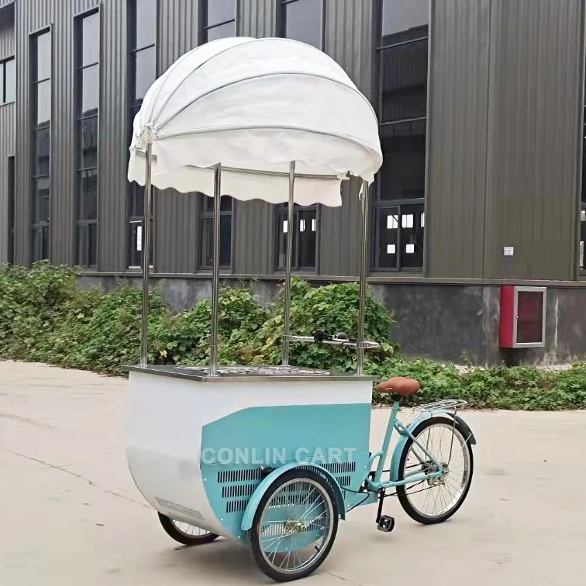 Factory  price portable bike for sell ice cream customized ice cream bicycle  for sale