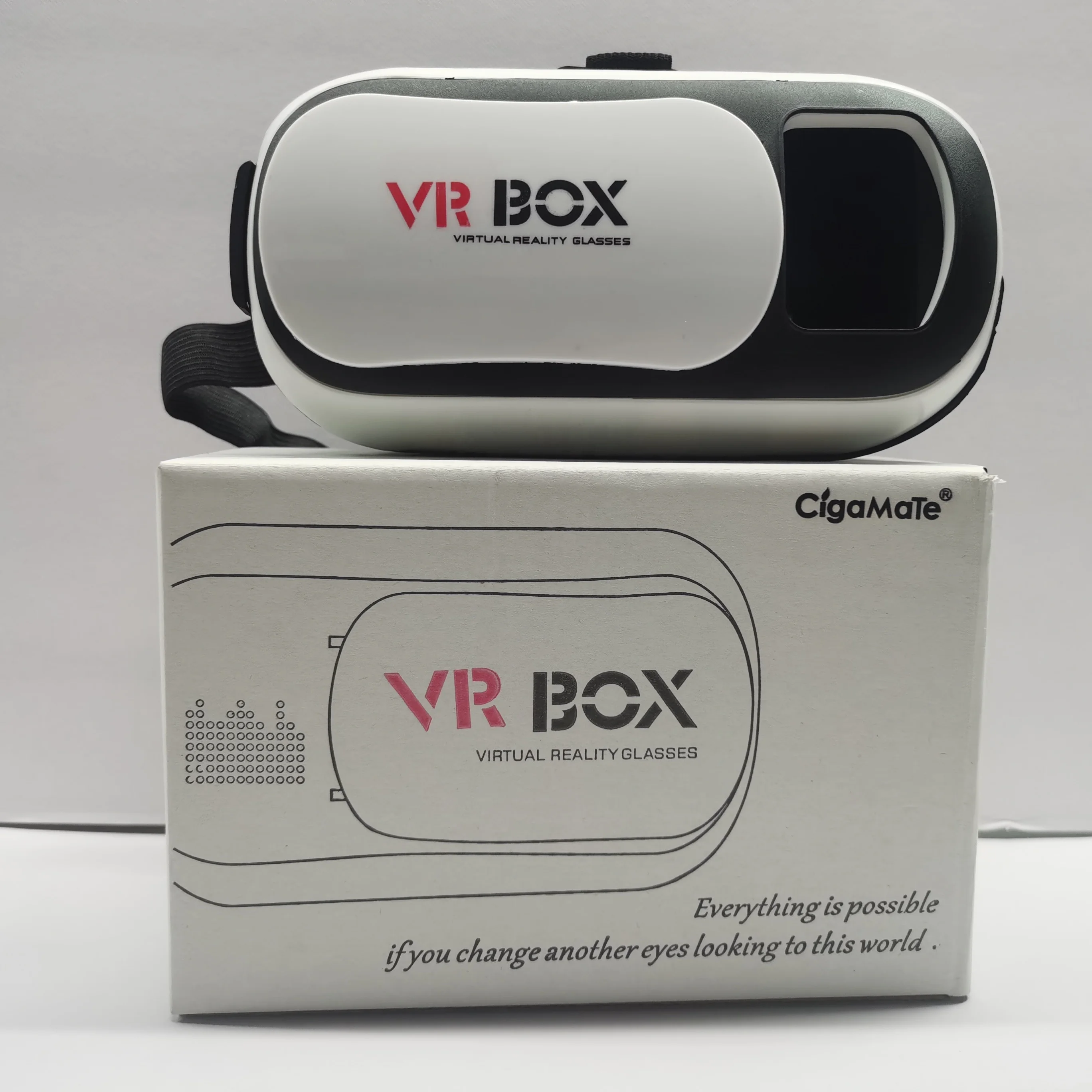 CIGAMATE New VR BOX Second-generation Head Mounted VR Glasses for Mobile Phones, 3D Cinemas, VR Virtual Reality Glasses