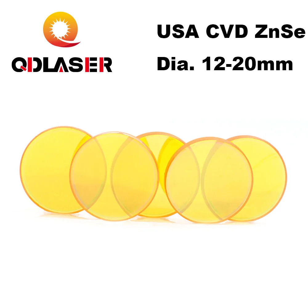  Фокусная линза для лазерной резки США ZnSe D12 D15 D18 D19.05 D20