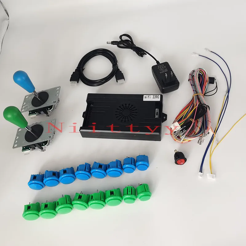 3D Pandora Saga EX2 10000 в 1 аркадная игровая коробка DIY комплект джойстик sanwa кнопочный Ретро аркадный шкаф 2 игроков