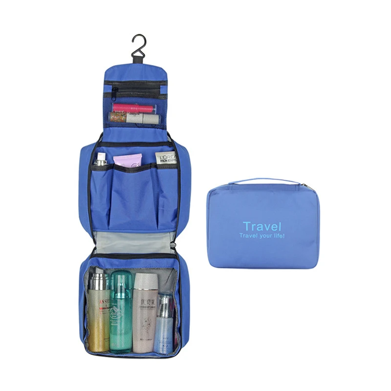 Travel large bag logo wash bag waterproof multi-function storage hanging bag