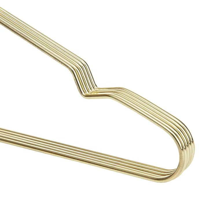 Top Quality Children Gold Metal Clothes Shirts Hanger Cute Small Strong Coats Hanger for Kids