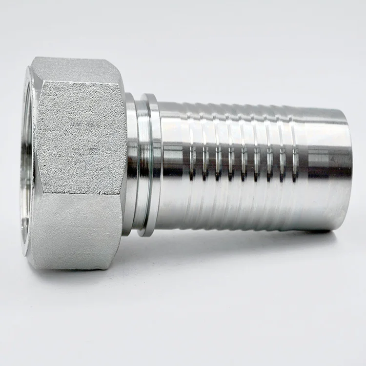 FJX90-04-04 - 1/4 Hose x 1/4 JIC 37 Female  90 Hydraulic Hose Swivel Fittings