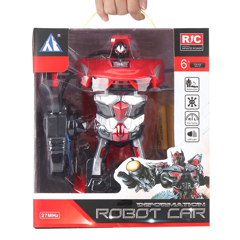 RC 1:18 5WD изменение автомобилей Робот Игрушки Детские пульт дистанционного управления деформации автомобиля Rc игрушки для детей подарок W/батарея и USB