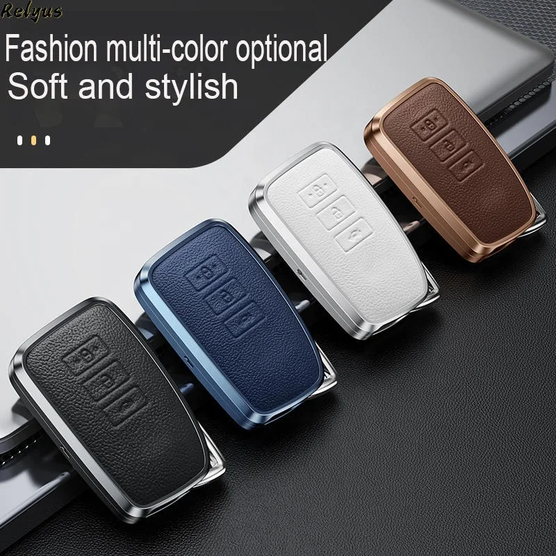 Hot Selling High-grade Quality Aluminum Alloy Key Holder Leather For Lexus Nx Is Rx Es Gx Lx Ls Ux Nx Gs 200 260 300 350 Nx200