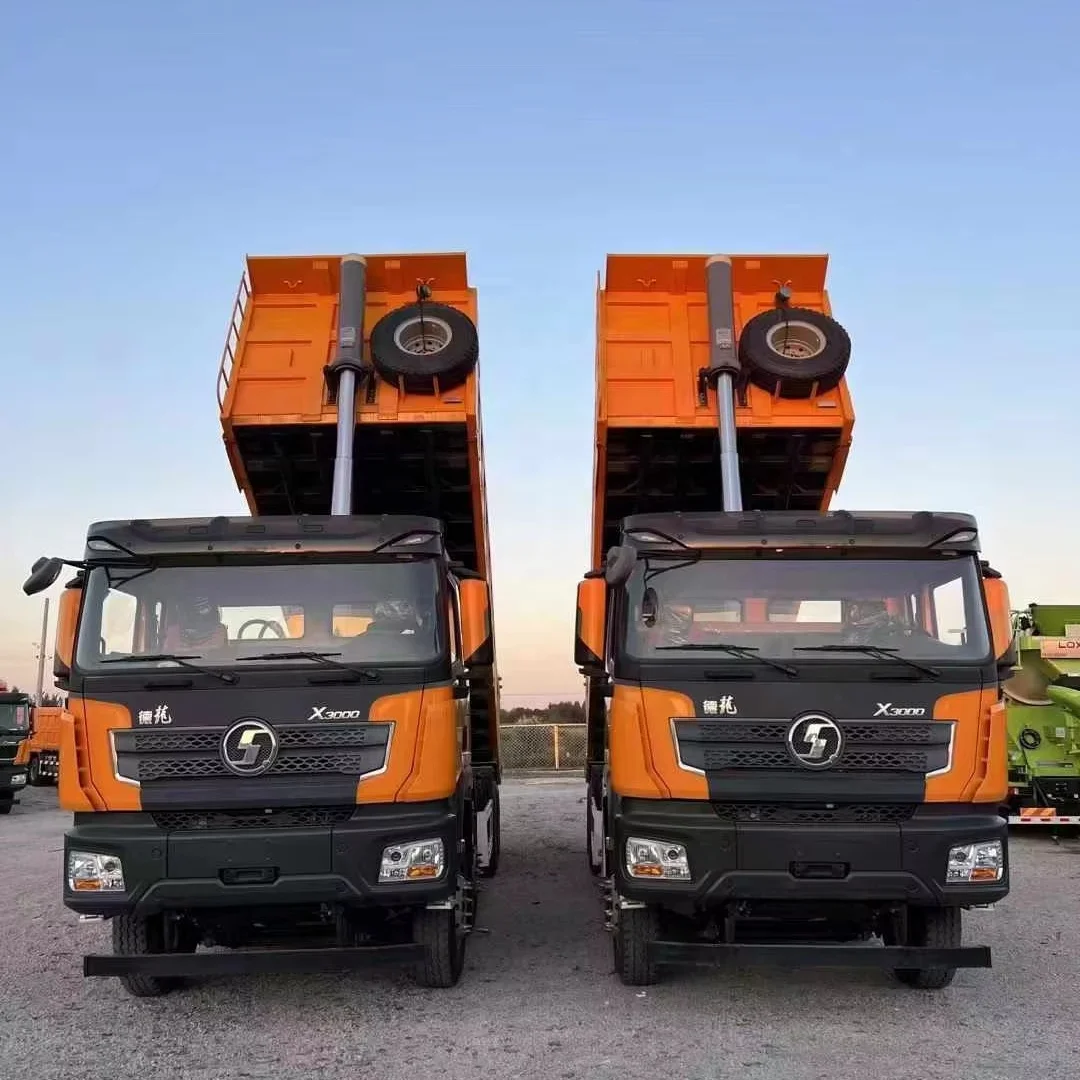 SHACMAN M3000 M3000S X3000 X5000 8x4 Used Dump Truck Tipper Diesel Fuel Manual Transmission Left Steering Heavy Truck for Sale