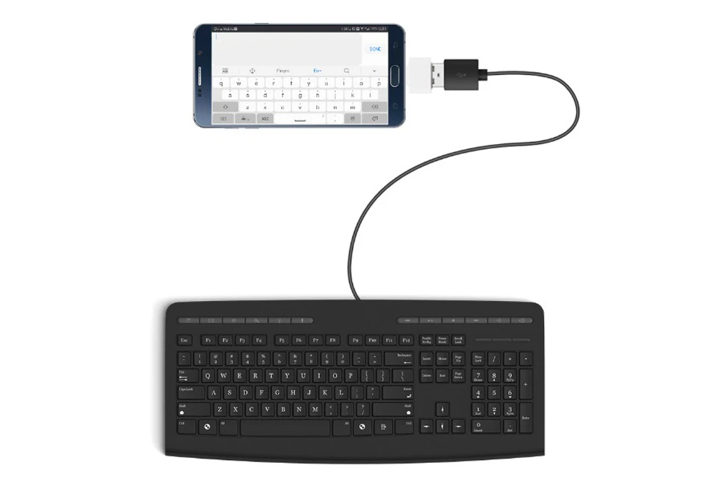  Мини OTG Кабель Micro-USB 2 0 Женский USB конвертер адаптер для телефона