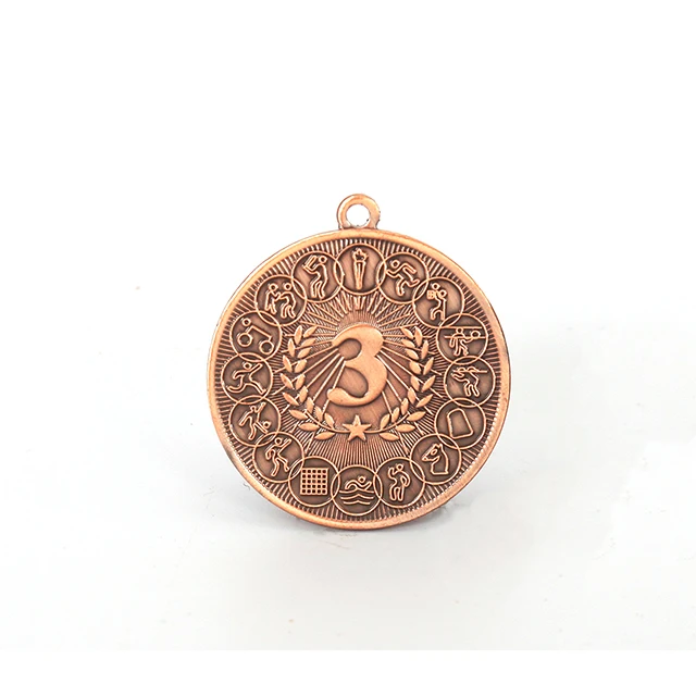 Manufacturers Design Metal Medallas Medallion Maker Custom 3D Marathon Run Award Sports Medal