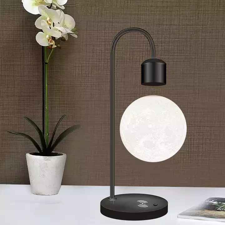 Custom New Floating Products Ideas Cool Art Gadget Birthday Gifts Modern Design Levitation Night Light Magnetic Induction Lamp