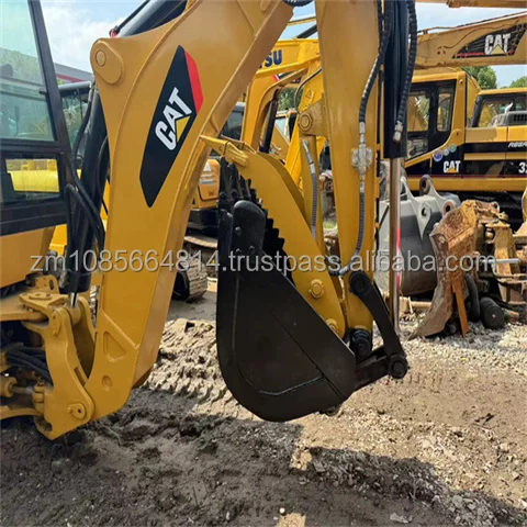 4x4 backhoe cat 420 backhoe loader used cheap backhoe loader cat 420f retro-escavadora 416F2 420F2 430f2 with thumb and fork