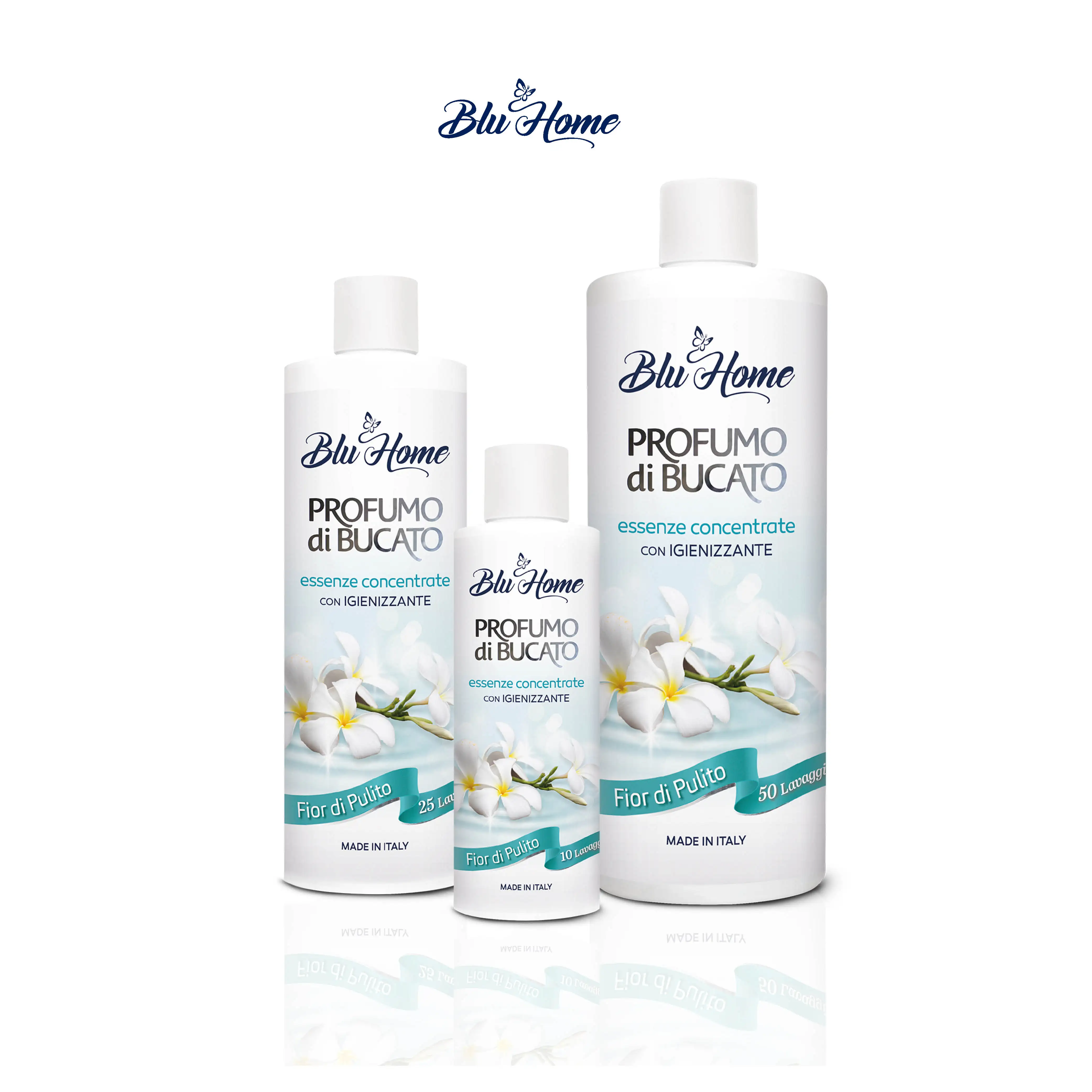 Blu Home 100ml concentrated essence Fresh Flowery White Musk Bergamot Fragrance for Laundry Fabric Softener Perfected Home Use