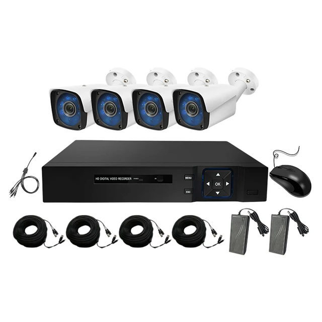  2 МП AHD 4ch cctv dvr kit 4 камера set