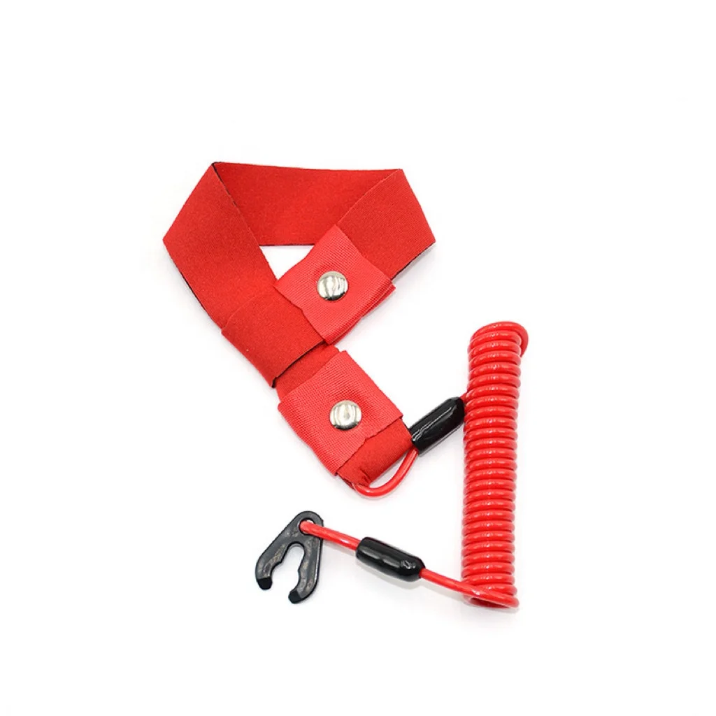 Universal Boat Outboard Lanyard Engine Motor Kill Urgent Stop Switch/Safety Lanyard Tether Cord for Yamaha