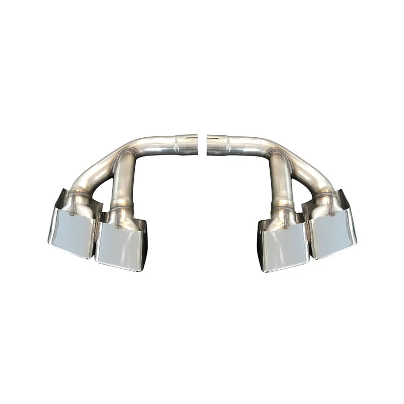 Stainless Steel Exhaust Tip Cover Muffler Exhaust Muffler Tip  For AUDI SQ7 Q7 2016-2022 Muffler Tailpipe Tips