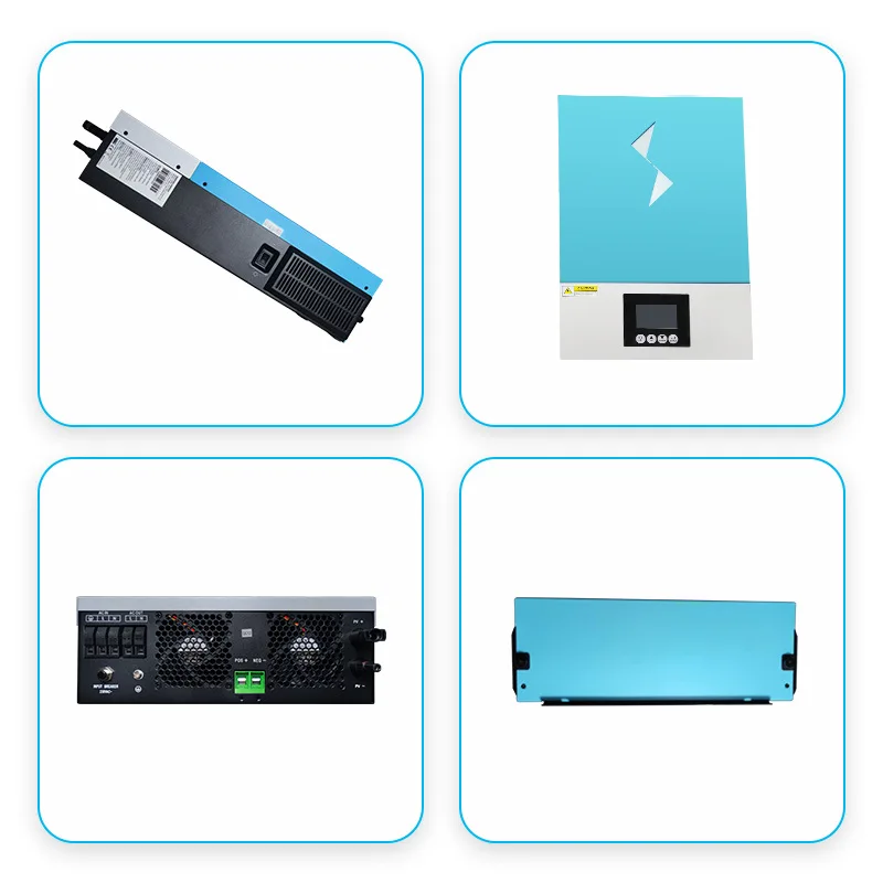 3.6KW 6.2KW 8.2Kw 10.2Kw Hybrid Grid All in One Inverter Solar Energy Systems Pure Sine Wave Inverters Mppt