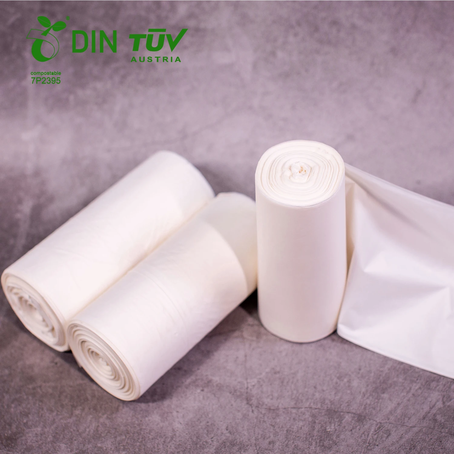 Custom Corn Starch Bio Dog Poop Bags For Dog Zip Lock Stand Up Food Packaging Bag