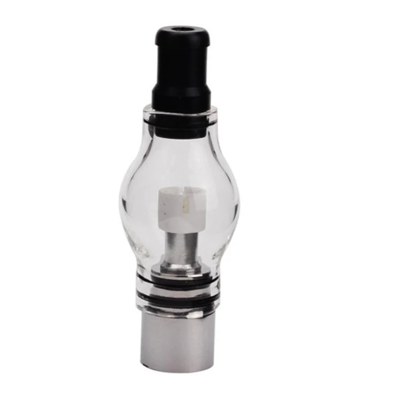 
510 thread batteries Glass Globe Atomizer Dry Herb Vaporizer Replaceable coil head Wax Vapor Tank 