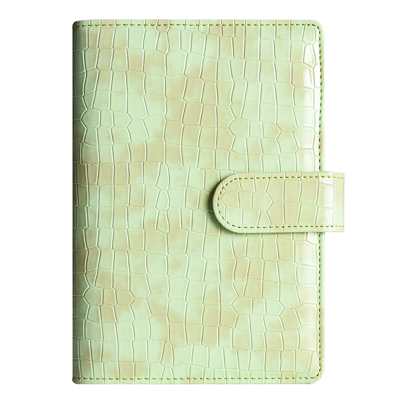 Top Ranking Products New Green Purple A6 Plain Pu Leather Budgeting Challenge Planner Cover New Budget Binder